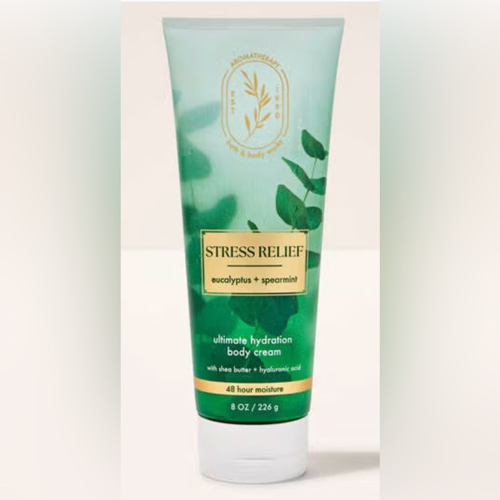 Two Bath & Body Works Ultimate Hydration Body Cream Eucalyptus Spearmint
